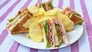 How to Make a Club Sandwich  Easy Club Sandwich Recipe [upl. by Lemar914]