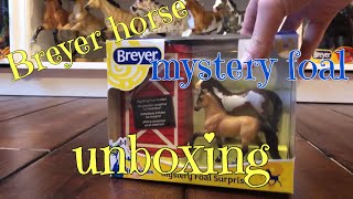 Breyer Horse Mystery Foal Surprise Unboxing [upl. by Dodge710]