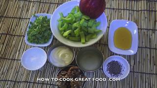 Waldorf Salad Recipe  Classic Waldorf Salad  How to Make Waldorf Salad Youtube [upl. by Siulegroj730]