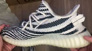 TSM DHgate Yeezy 350v2 “Zeebra” [upl. by Acemat472]