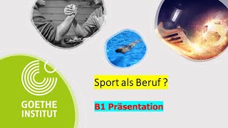 Sport als Beruf  B1 Thema [upl. by Nesyaj]