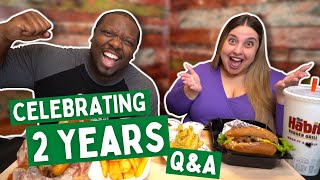 We Made It To Year 2 Eating Cheesesteaks and Habit Burger  Subscriber QampA [upl. by Kovacev307]