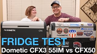 Fridge Test  Dometic CFX3 55im vs Dometic CFX50 [upl. by Nytsua]