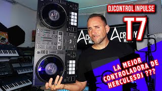 HERCULES DJCONTROL INPULSE T7 PRUEBAS Y REVIEWS EN ESPAÑOL [upl. by Marina]