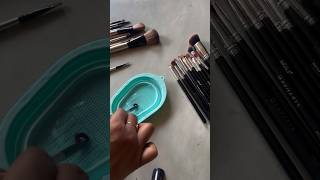 Brush cleaner ✨makeup artist brush cleaner ytshortsindia ￼ [upl. by Post767]