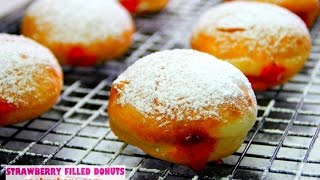 Strawberry Filled Donuts [upl. by Lybis]