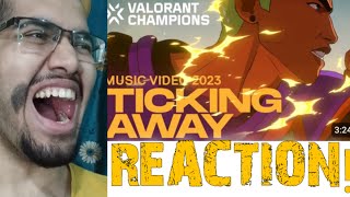 TICKING AWAY FT GRABBITZ amp BBNO OFFICIAL MUSIC VIDEO REACTION ❗ VALORANT CHAMPIONS 2023 ANTHEM ❗ [upl. by Nahtanoy707]