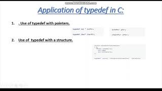 29  C Typedef [upl. by Curley784]
