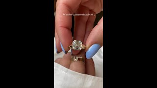 ASSCHER CUT DIAMOND ENGAGEMENT RING DESIGNS [upl. by Elsworth18]