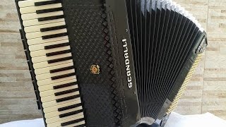 Acordeon Esteves  Teste acordeon Scandalli Farfisa VENDIDO [upl. by Mazlack]