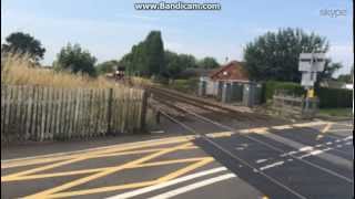 Collingham Station Level Crossing With Joe Thorpe [upl. by Lyrpa]