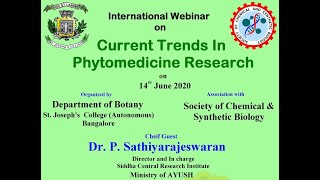 Phytomedicine International Webinar Cheif Guest amp Session 1 [upl. by Ned104]