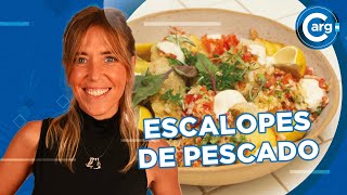 CÓMO HAGO UN ESCALOPES DE PESCADO [upl. by Ahsia]