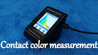 Color measurement using handheld spectrophotometer by Sensegood Instruments [upl. by Halsted]