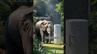 ELEPHANT vs REFRIGERATOR funnyanimals trending shorts shortvideo fyp evolution evo hybrid [upl. by Rodriguez]