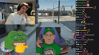 xQc falls for John Cena Prank Call in RP [upl. by Doscher]