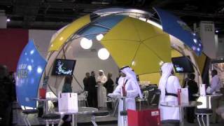 Qatar 2022 Bid for FIFA World Cup Soccerex Stand Johannesburg [upl. by Ody]