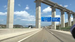 Route Maroc 2019  Autoroute Tanger Med [upl. by Ennahteb]