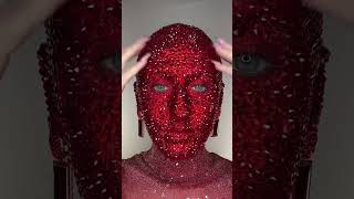 some rhinestone makeup ASMR for ya 🪩💎 makeup makeupartist makeupshorts asmr makeupasmr [upl. by Garda30]