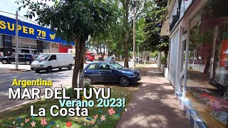 Mar Del Tuyu La Costa  La Gran Avenida 79 amp Calle 2  Coast Of Argentina Summer 2023 [upl. by Eanyl]