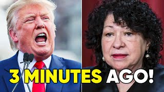 Supreme Court Justice Sotomayor Drops BOMBSHELL On Trump [upl. by Firman]