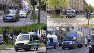 1Mai Demo Einsatzfahrten Polizei Ratzeburg amp Hamburg [upl. by Pirali264]