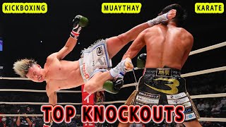 Top 60 Crazy Knockouts 2023 in Kickboxing amp Muay Thai [upl. by Allina]