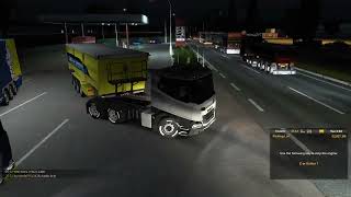 Night ride in ets2 truckermp [upl. by Ehsiom444]