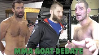 UFC Fighters Reveal Their MMA GOAT Pt 2 [upl. by Ahsac333]