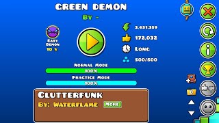 Geometry Dash  Green Demon  By [upl. by Gwennie]