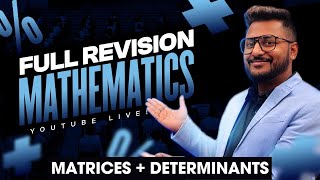 Matrices amp Determinants in One Shot  ISC Class 12   Yash Maheshwari  Sure Shot 10 Marks [upl. by Allin918]