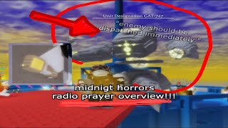 Midnight Horrors  Radio Prayer Item Overview [upl. by Aihsinyt]