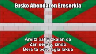 Basque Country Regional Anthem Eusko Abendaren Ereserkia  Nightcore  Lyrics [upl. by Ahsirek]