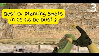 Bomb Planting Tips and Tricks in Cs 16 De Dust 2 [upl. by Shreeves]