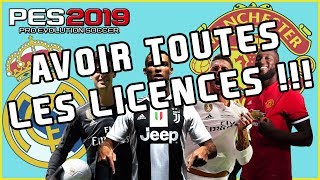 PES 2019  TUTO INSTALLATION DES PATCHS LICENCES [upl. by Kare588]