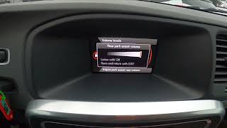 How to Find and Manage Volumes Settings in Volvo V60 I  2010 – 2018 [upl. by Fabrienne]