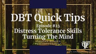 Turning The Mind  How To Step Away From Suffering DBT Quick Tips 2022 [upl. by Haelahk]