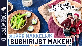 SUSHIRIJST UIT DE STOOMOVEN  CHICKSLOVEFOOD [upl. by Saihtam]