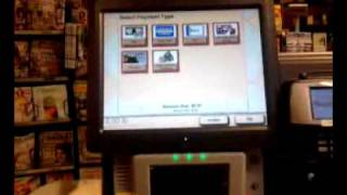 NCR Self Checkout with Takeaway Belt at King Kullen in Commack NY [upl. by Isleen]