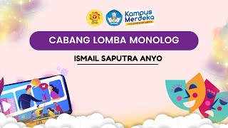 UNG Ismail Saputra Anyo Monolog [upl. by Nihsfa]