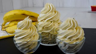 Crema de Plátanos SIN AZÚCAR AÑADIDO Extra Firme rellenar y decorar pasteles ▪ Deliciosa y Saludable [upl. by Moreno]