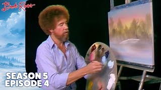 Bob Ross  Winter Stillness Season 5 Episode 4 [upl. by Enyr]