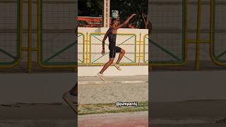 Long jump technique 💪 jumperaj trackandfield youtubeshorts army [upl. by Nodnnarb812]