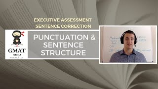 GMAT Ninja SC Ep 15 Punctuation amp Sentence Structure [upl. by Zampardi]