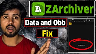 Zarchiver data File Problem  Zarchiver Cant Use This Folder  Android 11  12 13 14 Working [upl. by Alma]