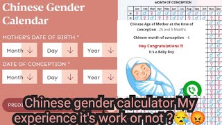 How Chinese gender calendar work  Latest Chinese Baby Gender Prediction Calendar 202324  boygirl [upl. by Arriec]