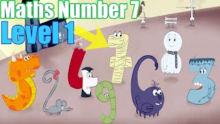 7️⃣❎9️⃣❓Mathemagics Quest  multiplication Number Seven Level 1 [upl. by Ecirad]