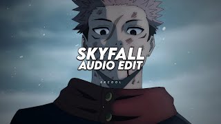 skyfall  adele slowed「 edit audio 」 [upl. by Eilyah]