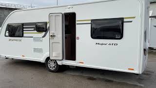 Sprite Major 6 TD 2017 six berth touring caravan for sale at North Western Caravans [upl. by Range]