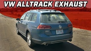 MK775 VW Alltrack Catback Exhaust Sounds  ECS Tuning [upl. by Anihpled21]